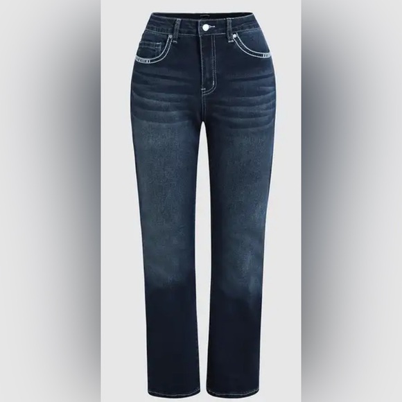 Flamingo Jeans | Embroidered Back Pockets |   Bootcut | Like New | Size XXL - Picture 1 of 8